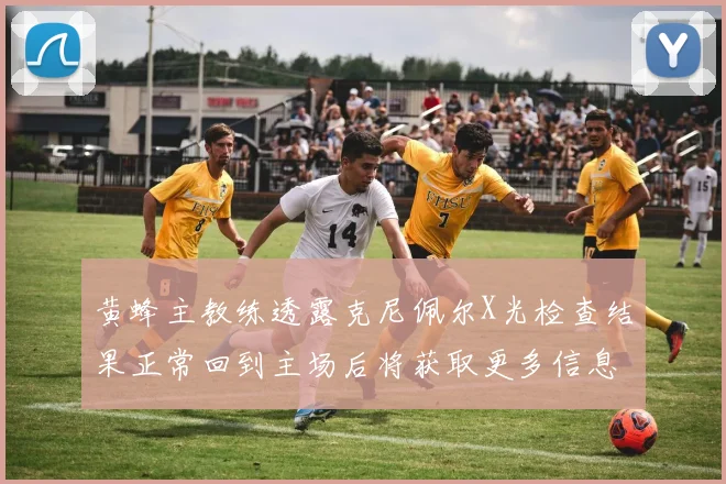 黄蜂主教练透露克尼佩尔X光检查结果正常回到主场后将获取更多信息