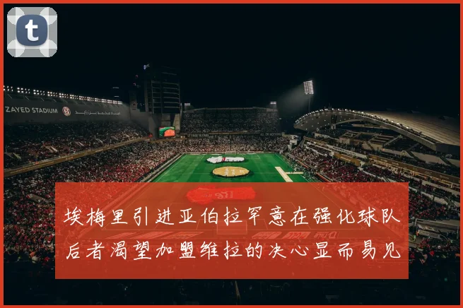 埃梅里引进亚伯拉罕意在强化球队后者渴望加盟维拉的决心显而易见